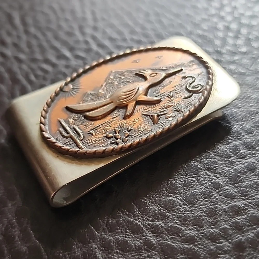 VTG Silver and Copper Money Clip